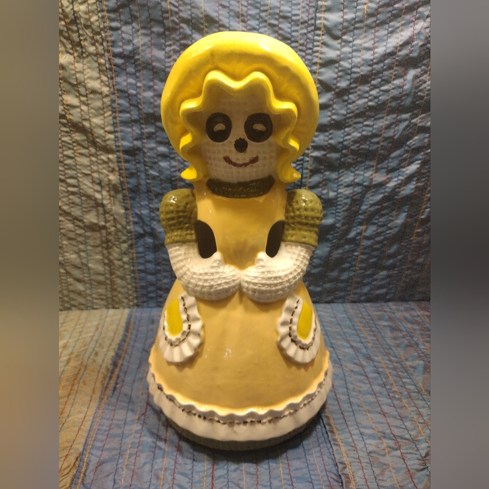 Vintage and VERY UNIQUE Ceramic Sock Puppet Decor